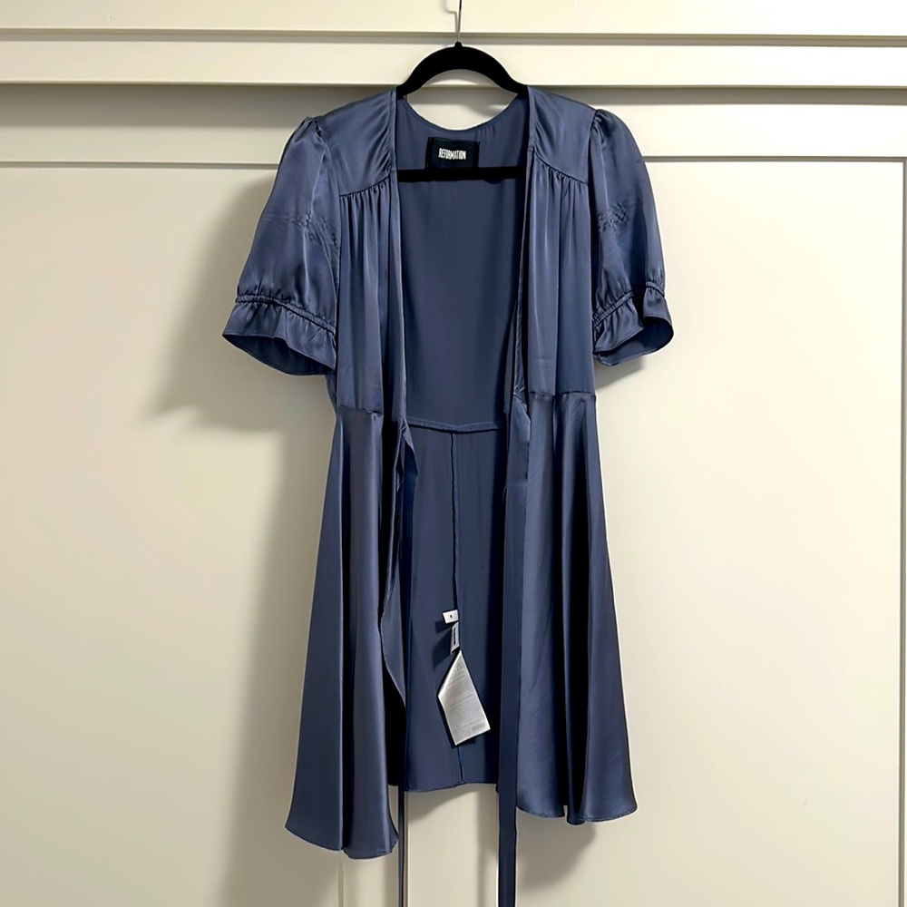Silk Reformation mini dress